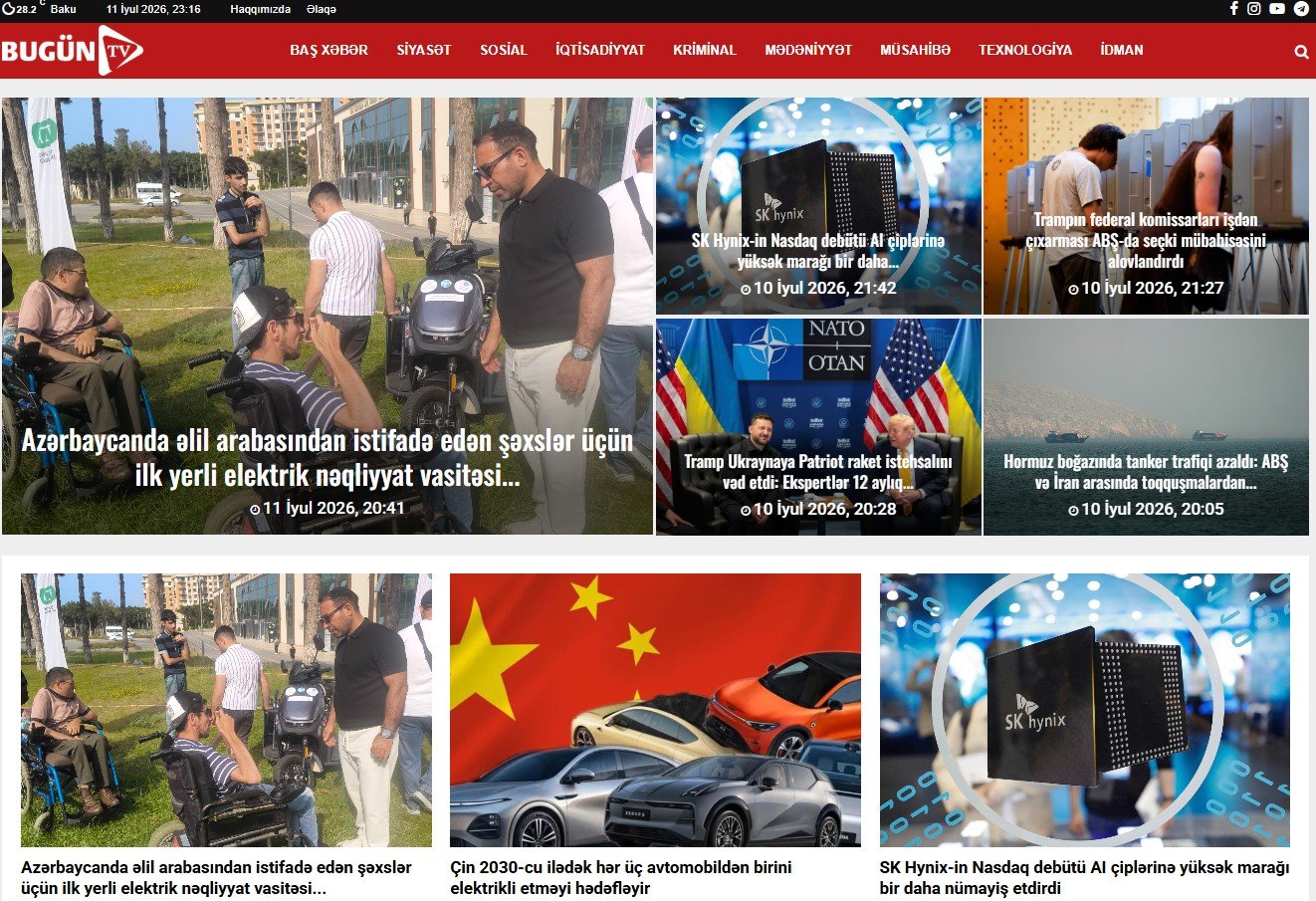 Xəbər Portalı layihəsi
