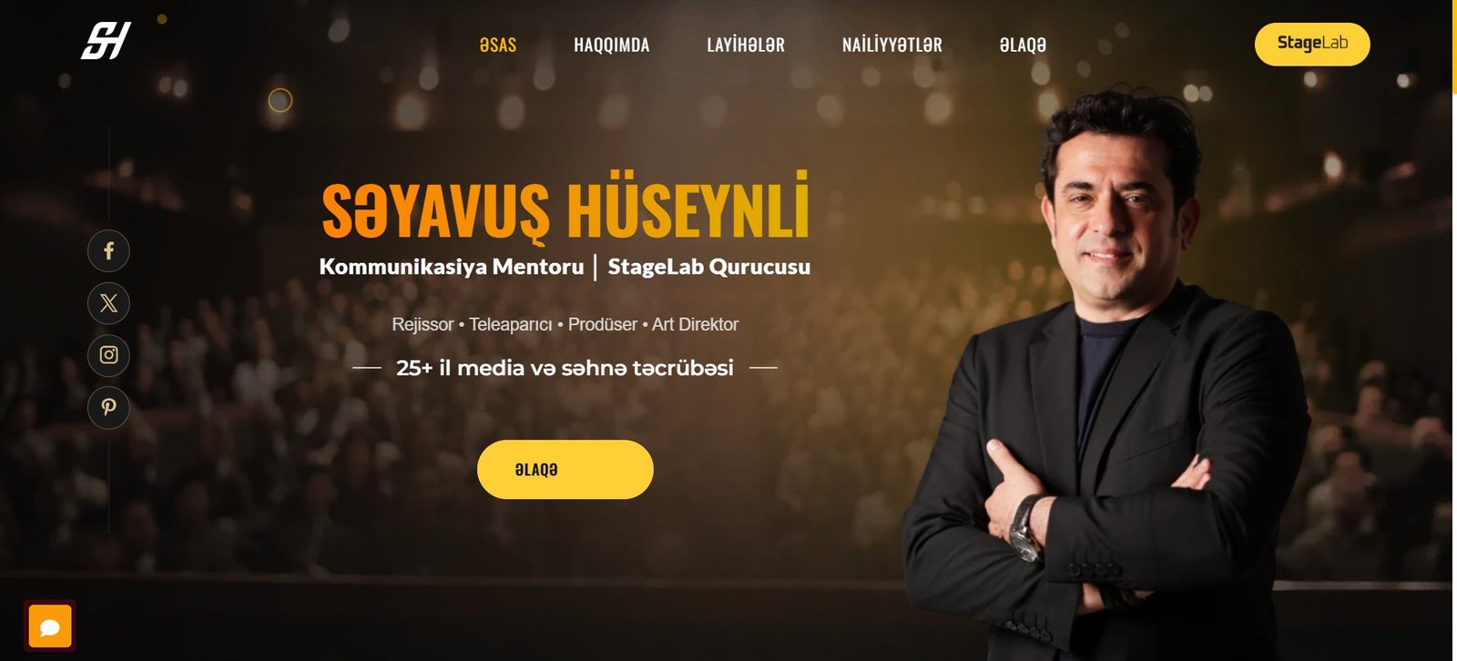 Səyavuş Hüseynli - Şəxsi Portal layihəsi